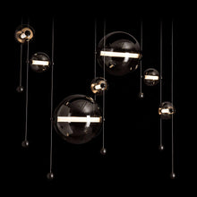 Load image into Gallery viewer, Abacus Double Linear LED Pendant Light in Detail.
