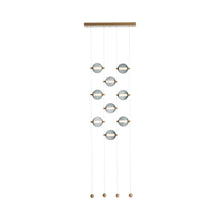 Load image into Gallery viewer, Abacus Floor to Ceiling Plug-In LED Light in Detail.
