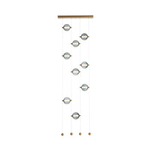 Load image into Gallery viewer, Abacus Floor to Ceiling Plug-In LED Light in Detail.
