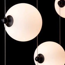 Load image into Gallery viewer, Abacus Floor to Ceiling Plug-In LED Light in Detail.
