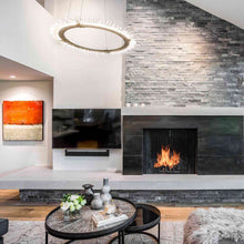 Load image into Gallery viewer, Anemone LED Pendant Light in living room.
