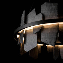 Load image into Gallery viewer, Ardesia Circular LED Pendant Light in Detail.
