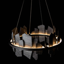 Load image into Gallery viewer, Ardesia Circular LED Pendant Light in Detail.
