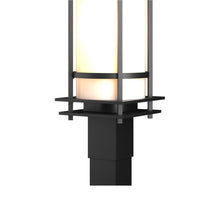 Load image into Gallery viewer, Banded Outdoor Post Light in Detail.
