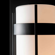 Load image into Gallery viewer, Banded Outdoor Wall Light in Detail.
