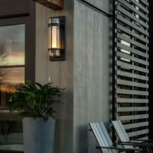 Load image into Gallery viewer, Banded Outdoor Wall Light Outside Area.
