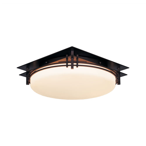 Banded Semi-Flush Mount Ceiling Light.