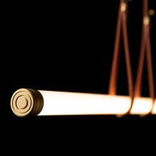 Load image into Gallery viewer, Belmont Linear LED Pendant Light in Detail.
