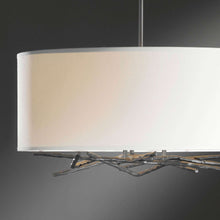 Load image into Gallery viewer, Brindille Drum Shade Pendant Light in Detail.
