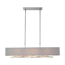 Load image into Gallery viewer, Brindille Pendant Light in Mahogany/Natural Anna/Short.
