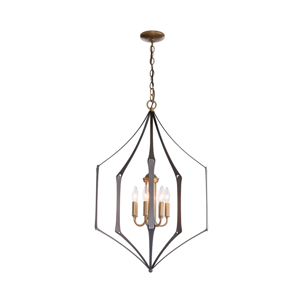 Carousel Chandelier in Mahogany/Mahogany.