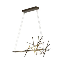 Load image into Gallery viewer, Cascade LED Pendant Light in Mahogany.

