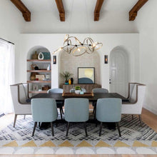 Load image into Gallery viewer, Celesse Pendant Light in dining room.
