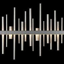 Load image into Gallery viewer, Cityscape Large LED Pendant Light in Detail.
