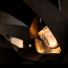 Load image into Gallery viewer, Corona Brass Accent Pendant Light in Detail.
