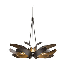 Load image into Gallery viewer, Corona Pendant Light in Dark Smoke/Large/Short.
