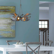 Load image into Gallery viewer, Corona Pendant Light in dining room.
