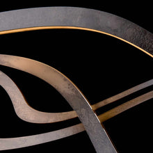 Load image into Gallery viewer, Crossing Waves LED Pendant Light in Detail.
