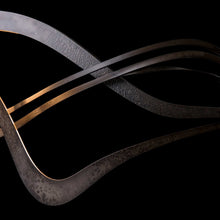 Load image into Gallery viewer, Crossing Waves LED Pendant Light in Detail.
