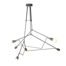 Load image into Gallery viewer, Divergence Outdoor Pendant Light in Coastal Burnished Steel.
