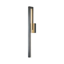Load image into Gallery viewer, Edge LED Outdoor Wall Light in Large/Coastal Black.
