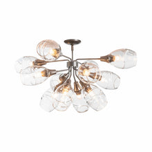 Load image into Gallery viewer, Ensemble Semi-Flush Ceiling Light in Mahogany.
