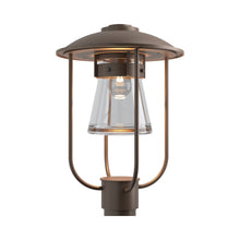 Load image into Gallery viewer, Erlenmeyer Outdoor Post Light in Coastal Bronze.
