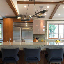 Load image into Gallery viewer, Graffiti Multi Light Pendant Light in dining room.
