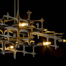 Load image into Gallery viewer, Grid Multi Light Pendant Light in Detail.
