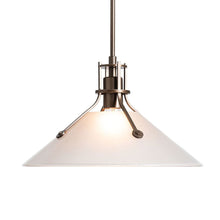Load image into Gallery viewer, Henry Glass Shade Outdoor Pendant Light in Detail.
