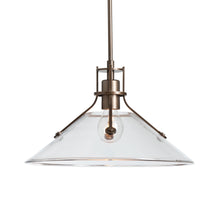 Load image into Gallery viewer, Henry Glass Shade Outdoor Pendant Light in Detail.

