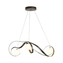Load image into Gallery viewer, Karma Pendant Light in Opal Glass.
