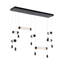 Load image into Gallery viewer, Libra Double Linear LED Pendant Light in Detail.
