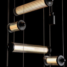 Load image into Gallery viewer, Libra LED Semi-Flush Mount Ceiling Light in Detail.
