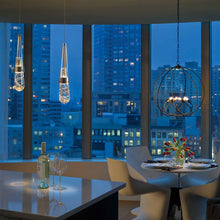 Load image into Gallery viewer, Link Mini Pendant Light in dining room.
