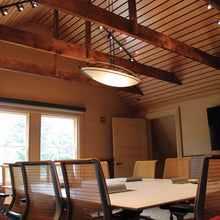 Load image into Gallery viewer, Mackintosh Pendant Light in Dining Room.
