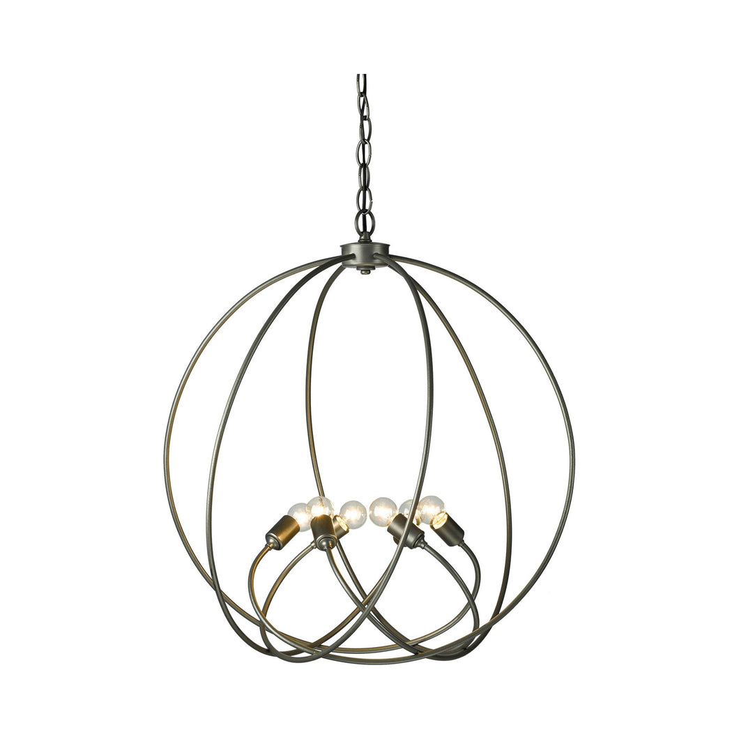 Orb Chandelier in Mahogany.