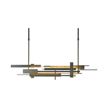 Load image into Gallery viewer, Planar LED Pendant Light in Small/Short/Mahogany.
