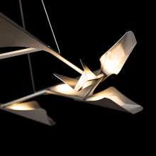Load image into Gallery viewer, Plume LED Linear Pendant Light in Detail.
