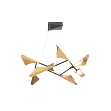 Load image into Gallery viewer, Plume LED Pendant Light in Mahogany/Mahogany.
