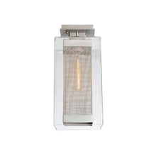 Load image into Gallery viewer, Polaris Outdoor Semi-Flush Ceiling Light in Coastal Black/Coastal Gold.
