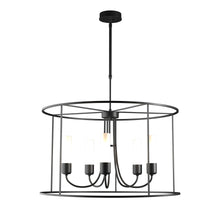 Load image into Gallery viewer, Portico Drum Outdoor Pendant Light.
