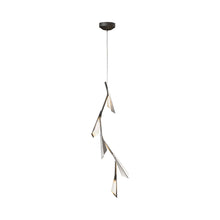 Load image into Gallery viewer, Quill LED Pendant Light in Circular/Vintage Platinum.
