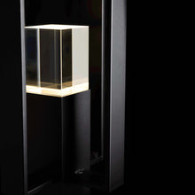 Load image into Gallery viewer, Shadow Box Outdoor Post Light in Detail.
