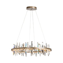 Load image into Gallery viewer, Solitude Circular LED Pendant Light in Detail.
