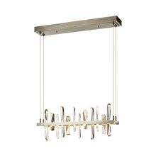 Load image into Gallery viewer, Solitude Linear LED Pendant Light in Detail.
