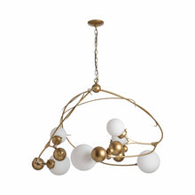 Load image into Gallery viewer, Sprig Circular Pendant Light in Detail.
