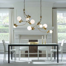 Load image into Gallery viewer, Sprig Pendant Light in dining room.

