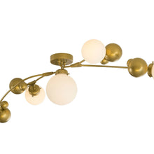 Load image into Gallery viewer, Sprig Semi-Flush Mount Ceiling Light in Detail.
