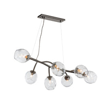 Load image into Gallery viewer, Vine Linear Pendant Light in Natural Iron.
